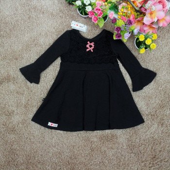 váy thu ren ngực-V10655